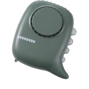 Resim SZYKD D2 Dinozor Asma Boyun Fan Çok Fonksiyonlu USB Mini Masaüstü El Taşıyıcı Gece Işığı Fan (Yeşil)(Yurt Dışından) 