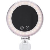 Resim Yongnuo Yn 08 Mobil Ring Aynalı LED Işık 3200-5500K (Pembe) 