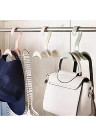 Resim Pratik Tineke Çanta Askısı Premium Kalite 5 Adet Çok Renkli 