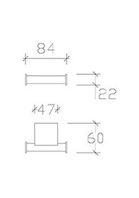 Resim Tema Eva İkili Banyo Askılığı Bornozluk Paslanmaz Krom 