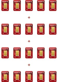 Resim Nadir Gold 24 Ayar 20 Gram Külçe Altın 20 Adet 1 Gram Külçe Altın 