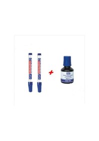 Resim 770 2 Adet Tahta Kalemi + 1 Adet 445g Tahta Kalemi Mürekkebi Mavi Kırmızı 