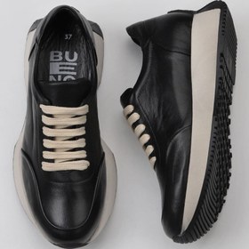 Resim Bueno Shoes Siyah Deri Kadın Sneakers 01wv11302 