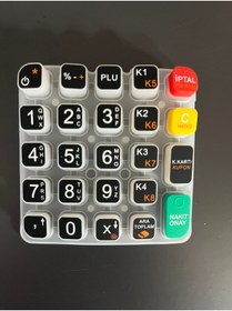 Resim Arçelik Beko Orijinal 220TR Yazarkasa Pos Tuş Takımı VZT16603F 