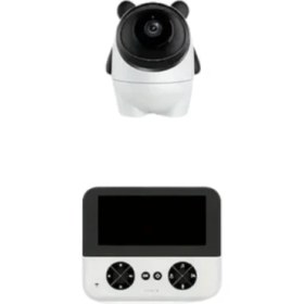 Resim Adat Kablosuz Bebek Kamera Sistemi Ninni ve Alarm Özellikli 