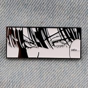 Resim Enamel Anime Girl Eyes Lapel Pins - Erkekler için Şık Sırt Çantası Aksesuarları - Mükemmel Hediye Fikri 