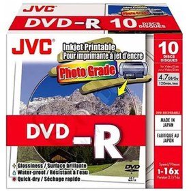 Resim Jvn Jvc Dvdr, 4,7 Gb 16x, Printable Ince Kutu 1 Adet Fiyatıdır. 