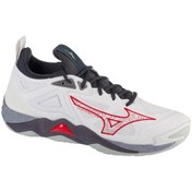 Resim Mizuno V1GA231296 Wave Momentum 3 Beyaz Erkek Voleybol Ayakkabısı 
