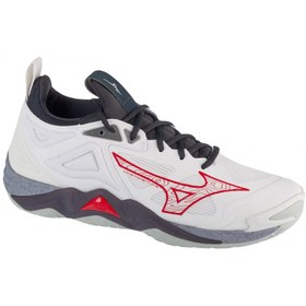 Resim Mizuno V1GA231296 Wave Momentum 3 Beyaz Erkek Voleybol Ayakkabısı 