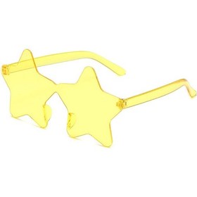 Resim Klassnum Pentagram Yıldız Şekilli Disko Gözlük - Cosplay Ve Moda Aksesuarıturuncuother51 Beyaz 