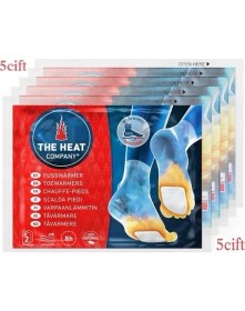 Resim The Heat Company Ayak Isıtıcı - 8 Saat Sıcak Ayaklar - Tüm Ayakkabı - Ekstra İnce - Kullanımı Rahat -% 100 Doğal - Kendinden Yapışkanlı - 5 Çift 