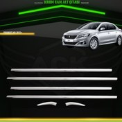 Resim ACK Dizayn PEUGEOT 301 2012+ ARACA ÖZEL KROM CAM ALT ÇITASI A+ 