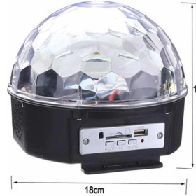 Resim Esranın Dünyası Disko Topu Renkli Işıklı Lazer Parti Bluetooth Bağlantılı LED Küre STKN34-ESRDNS 