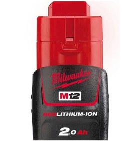 Resim Milwaukee M12b2 Redlithium-ıon 12v. 2,0ah Akü 