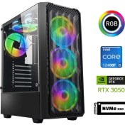 Resim Xaser GX105 I5 12400F 16GB Ram 512GB M.2 Nvme SSD 6gb RTX3050 Oyuncu Masaüstü Bilgisayarı 