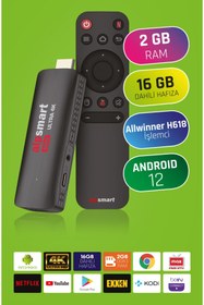 Resim ALPSMART As515 Android 12 Tv Mini Box Media Player 2 Gb / 16 Gb 114042 