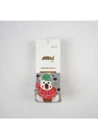 Resim Artı Missy Kız Çocuk Külotlu Çorap Gri 
