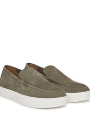 Resim Calvin Klein Hibrit Nubuk Makosen Erkek Haki Loafer HM0HM01902-MTB 