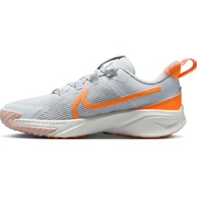 Resim Nike Gri - Turuncu Kız Çocuk Yürüyüş Ayakkabısı DX7614-008-NIKE Star Runner 4 Nn (P 