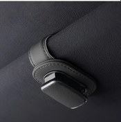 Resim Chuangyinshop Klasik Siyah Güneşlik Gözlük Klipsi - Tek Tıkla Takılır, Sağlam Tutuş, Kompakt Tasarım 