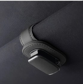 Resim Chuangyinshop Klasik Siyah Güneşlik Gözlük Klipsi - Tek Tıkla Takılır, Sağlam Tutuş, Kompakt Tasarım 