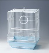 Resim Yıldırım Pet 81202 Kuş Kafesi Düz Çatılı 34.5 28 45.5 Cm 