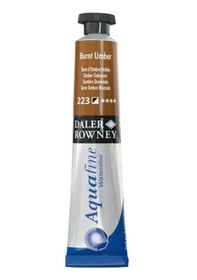 Resim Daler Rowney Aquafine Tüp Suluboya 8ml BURNT UMBER 223 