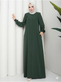 Resim moda asmila Özel Günler İçin Terletmez Ferace Broş Hediyeli 