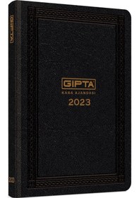 Resim Gıpta 111-TCK 2023 Ticari Kasa Ajandası 17x24 cm 432 Sayfa Siyah 