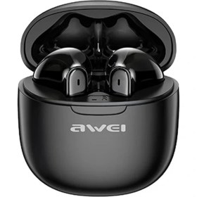 Resim Amorus Aweı T68 4 Mikrofon Enc Gürültü Önleyici Bluetooth Kulaklık Hifi Ses Kulaklıkları - Siyah (Yurt Dışından) 
