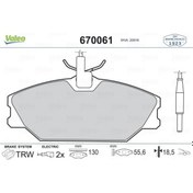 Resim VALEO 670061 Fren Balatasi On (Renault: Laguna-Safr-Megane Senic ) (WE431548) 