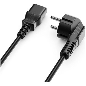 Resim Koodmax 20 Adet C13 Bakır Power Kablo Standart Kasa Monitör Elektrik Güç Kablosu 1.8 Mt 