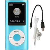 Resim Mp3 Çalar Şık Çok Fonksiyonlu Kayıpsız Ses İnce 1,8 İnç Lcd Ekran Taşınabilir Mp3 Müzik Çalar Dahili Pil İle Birlikte Gönderilir - Mavi 