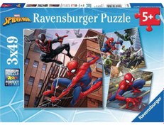 Resim Ravensburger 3x49 Parça Puzzle Spiderman 080250 
