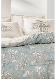 Resim Yataş Bedding Aster Çift Kişilik Ranforce Nevresim Seti - Adaçayı 