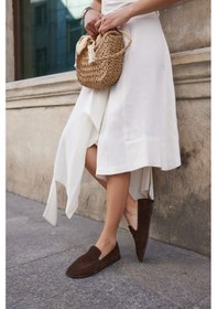 Resim Rubles Kadin Bordo Rugan Yeni Nesil Babet Kahverengi 