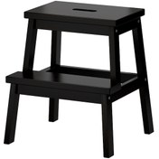 Resim Ikea Bekvam Basamaklı Tabure Siyah 43X50 Cm 
