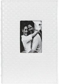 Resim Beyaz Deri Fotoğraf Albümü (10x15cm) 46300B 