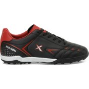 Resim Kinetix Beck TF 4PR Siyah Halı Saha Ayakkabısı Kadın Kullanıcılar İçin PVC Yapı 