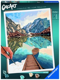 Resim Creart Göl Manzarası - Sayılarla Boyama Hobi Seti 