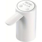 Resim Tongdashop Beyaz 5 Galon Kova Usb Sarjli Tasinabilir Elektrikli Su Pompasi 1200mah Ev Kullanimi 