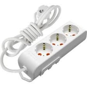 Resim Mutlusan Ri-tech Üçlü Topraklı Grup Priz Çocuk Korumalı 1 Metre Kablolu 