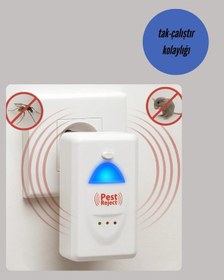 Resim Elektrikli Böcek Ve Fare Kovucu Csmtex - 69 Prizden Çalışan 