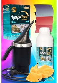 Resim Far Temizleme Seti Buharlı Far Temizleme Seti Far Parlatma Seti Oto Far Temizleyici 500ml 