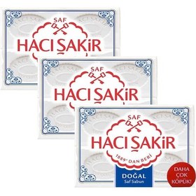 Resim Hacı Şakir Doğal Banyo Sabunu 4 x 150 G 3'lü 