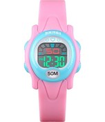 Resim Novahub Skmei 1478 Çocuk Dijital Saat 50m Su Geçirmez Pembe & Çok Renkli Spor Saati Çok Renkli 