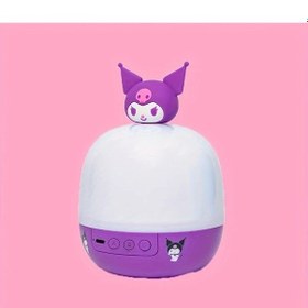 Resim Cloudstore Kuromi Cinnamoroll 360 Dönen Gece Lambası Projektör 3 Renk Led Usb Oda Dekorasyon 