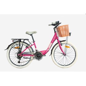 Resim Kron Tetra 3.0 Lady 24 Jant 9-12 Yaş Kız Çocuk Bisikleti Açık Pembe 