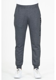 Resim Maraton Sportswear Regular Erkek Ribana Paça Basic Siyahmelanj Eşofman Altı 22360-siyahmelanj Siyah Melanj 