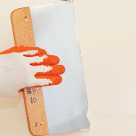 Resim Badem10 Dekor Geniş Ispatula Ahşap Saplı Spatula 22 Cm 